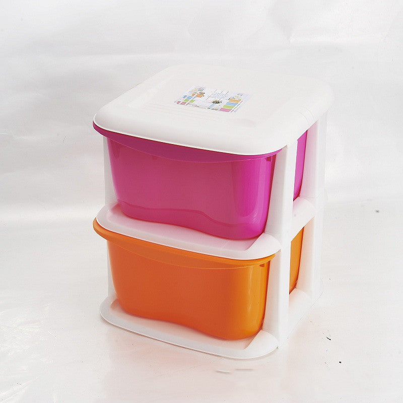 Candy color storage drawer cabinet, plastic finishing cabinet, drawer, wardrobe, underwear, socks, lockers