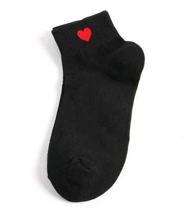 Socks Cotton Heart Shaped Socks Love Cute Short Socks for Women