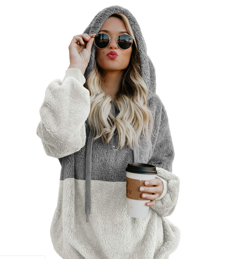 Drawstring Loose Hoodies For Women