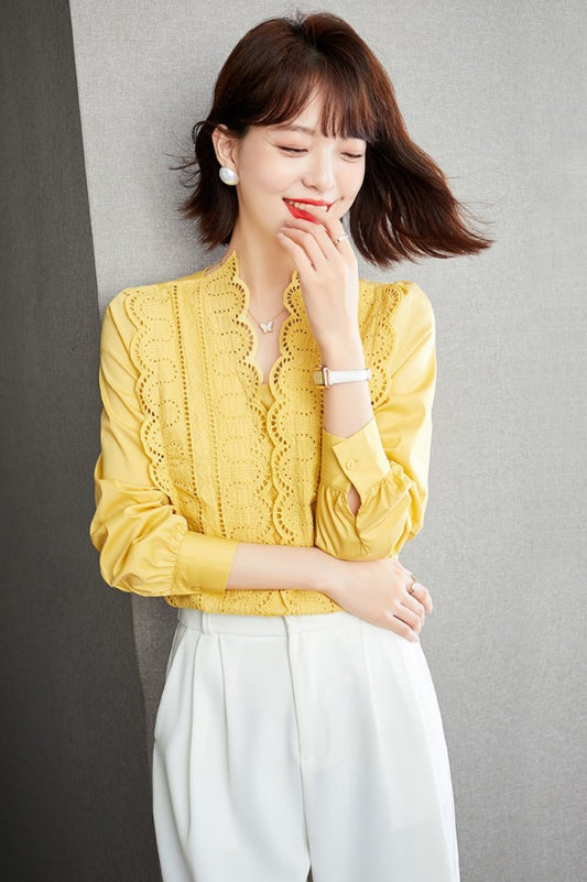 Spring French Blouse For Women