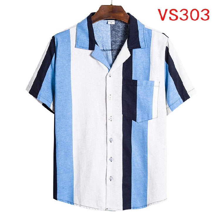 Men's Fashion Casual Short Sleeve Shirts