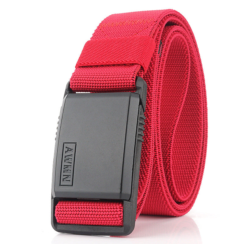 Nylon Belt With Magnetic Buckle Outdoor Leisure Stretch Pants