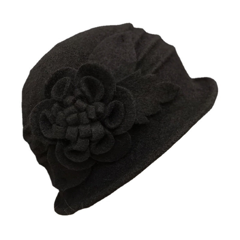 European And American Style Woolen  Cap for girls