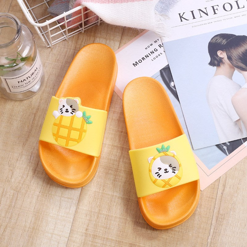 Antislip parent child slippers for  girls