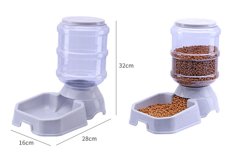 Automatic Pet Feeder Water Fountain