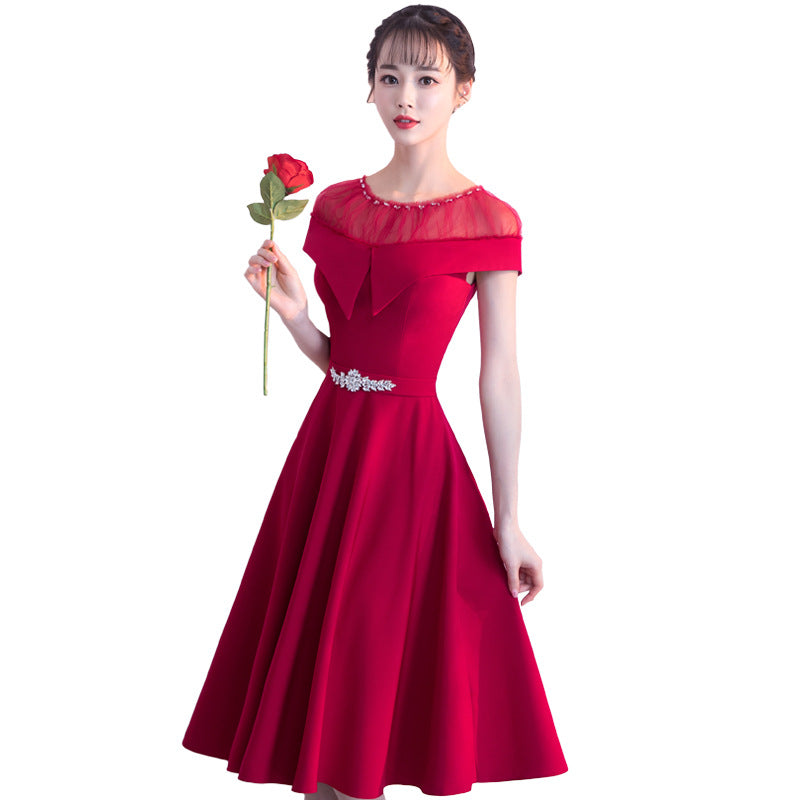 Red wedding dress for women