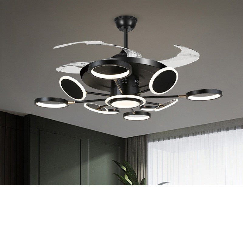 Nordic Ceiling Fans With LED Light Remote Control Ceiling