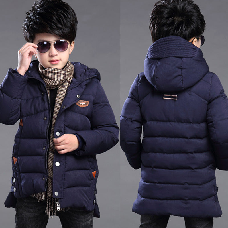 hooded padded  jacket for boys