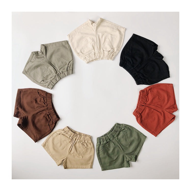 Seven-color shorts for baby