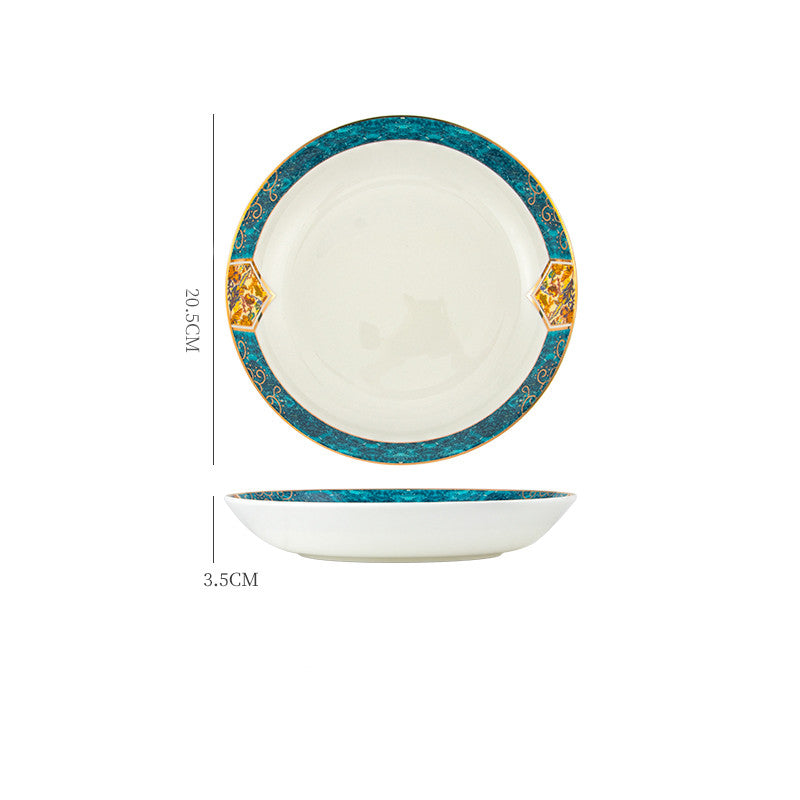 Dinner Plates Ceramic Steak Plate Web Porcelain