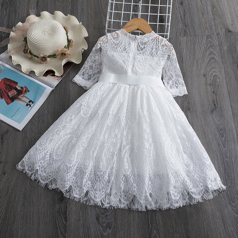 Lace Dress Spring And Autumn for girls