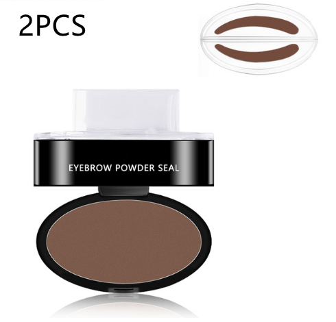 Eyebrow Powder Stamp Tint Stencil Kit Cosmetics Professional Makeup Waterproof Eye Brow Stamp Lift Eyebrow Enhancers Stencil Kit