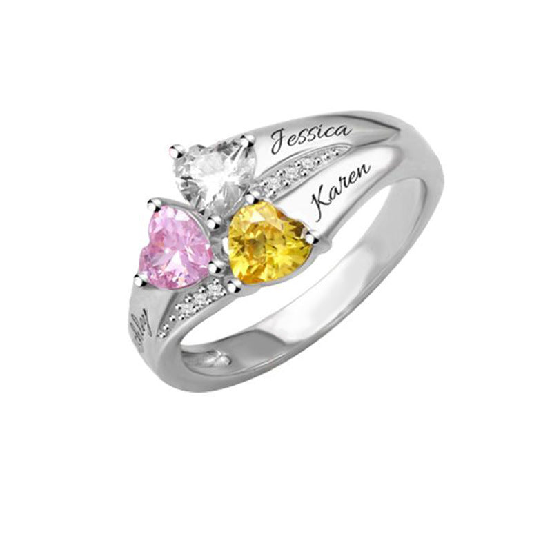 Mother's Day Gift Engraved Ring for women