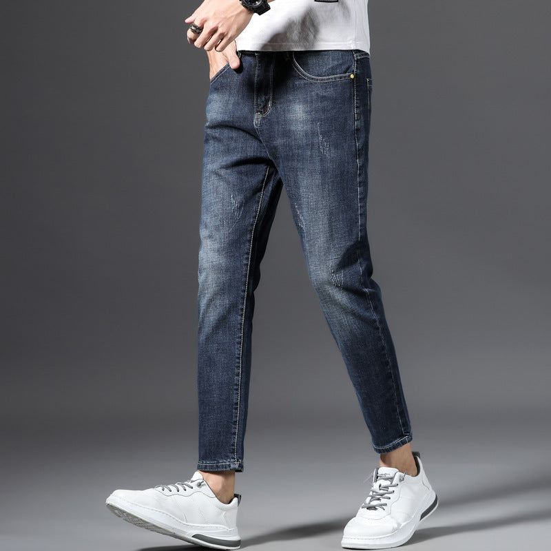 Stretch And Trim Nine Cent Jeans For Men