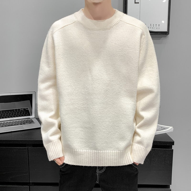 Loose Long Sleeved Sweater For Men