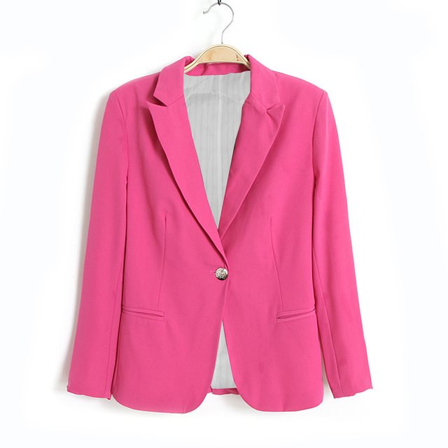 Office Ladies Black Formal Blazer For Women