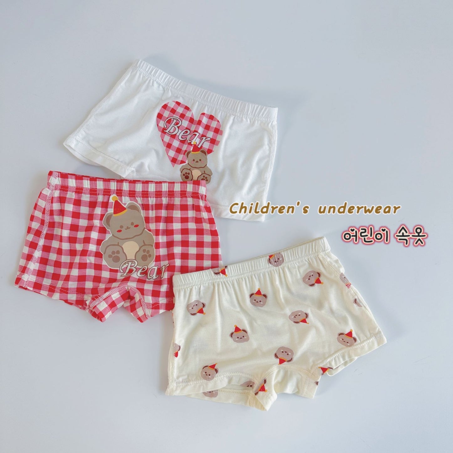 Three-piece Underwear  Set  for girls