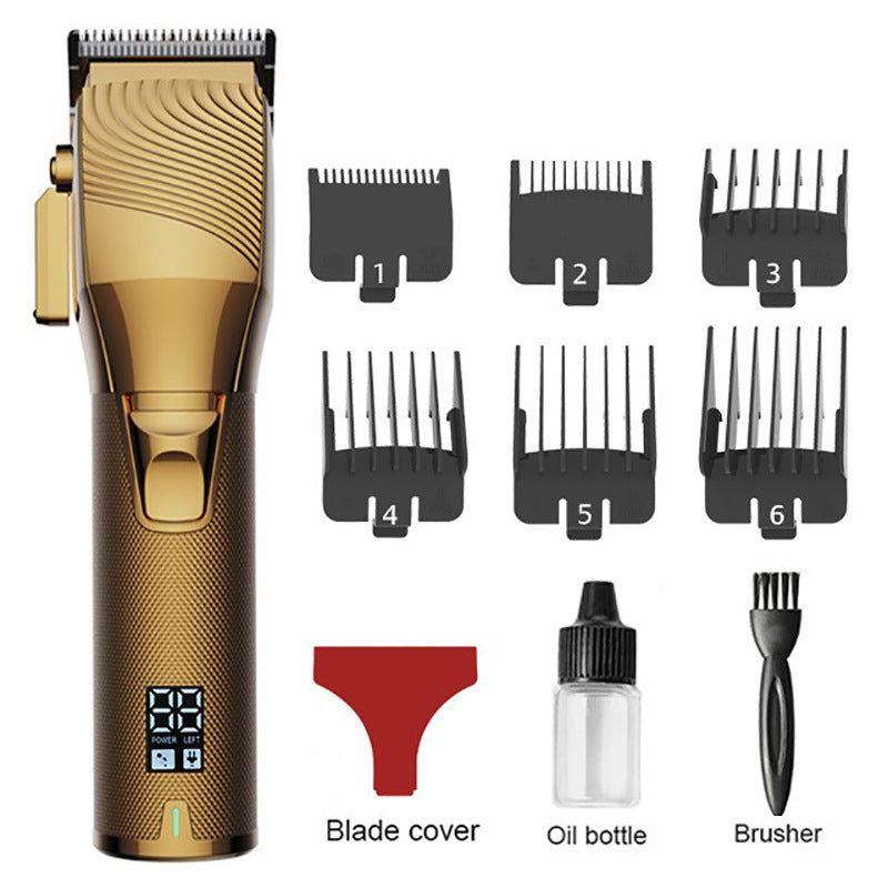 New LCD Digital Hair Trimmer Rechargeable Metal