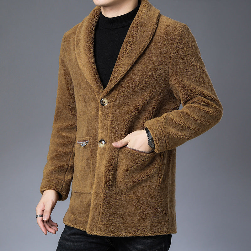 Polyester Made Fur Jackets For Men