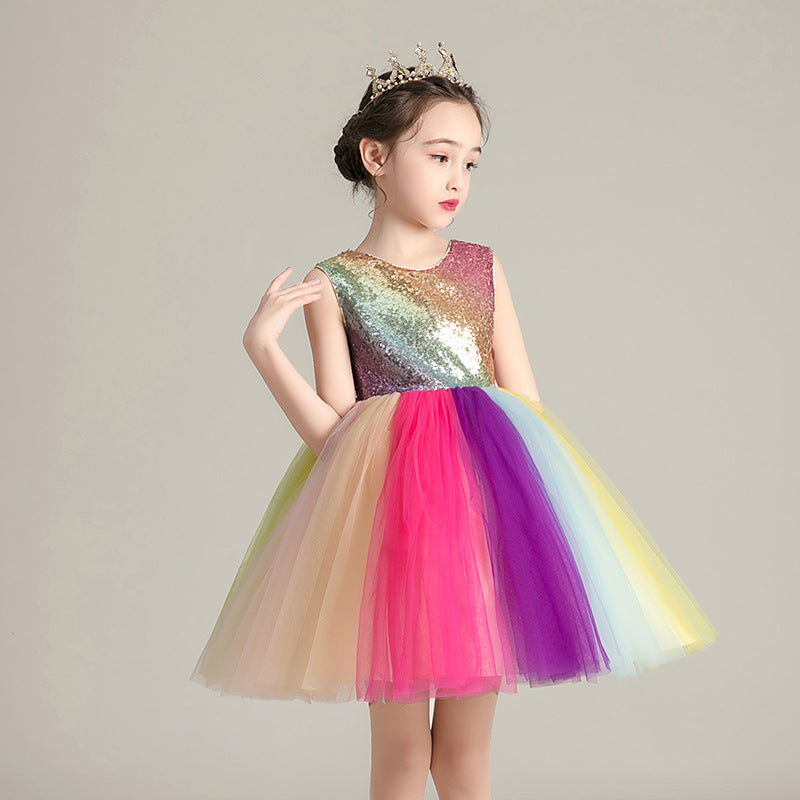 cute rainbow skirt for girls