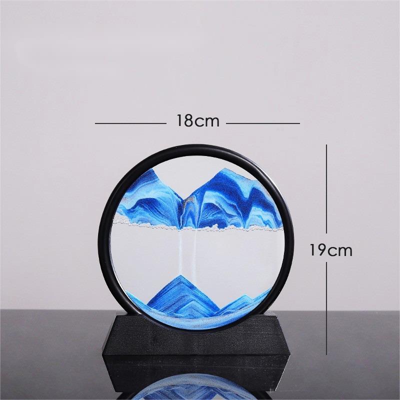 Quicksand Painting Hourglass Ornaments Decoration Glass Crafts