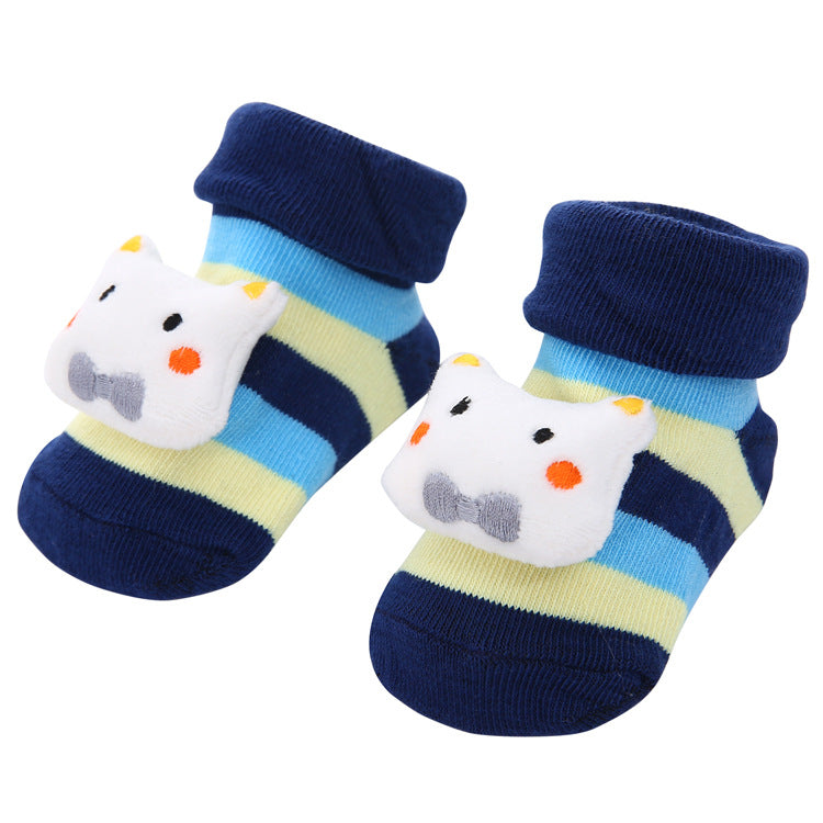 Cartoon Anti-Skid Three-Dimensional Socks for baby