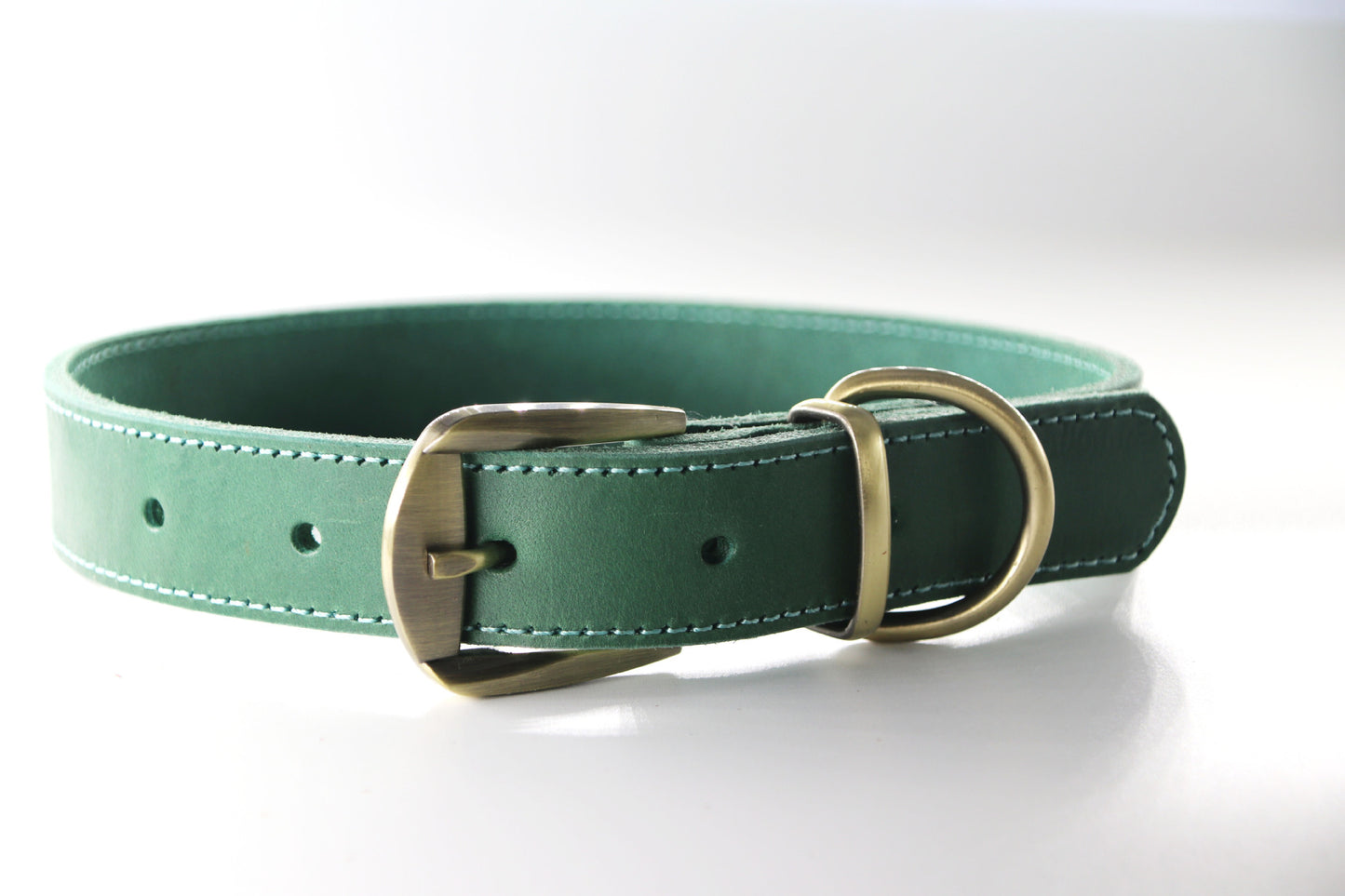 Dog Cowhide Collar Collar Collar One-layer Leather Leather Dog Collar