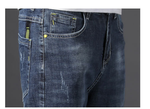 Stretch And Trim Nine Cent Jeans For Men