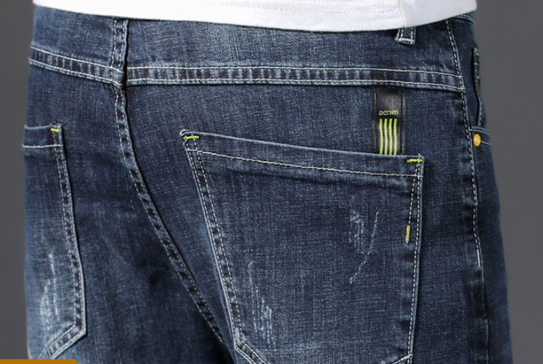 Stretch And Trim Nine Cent Jeans For Men