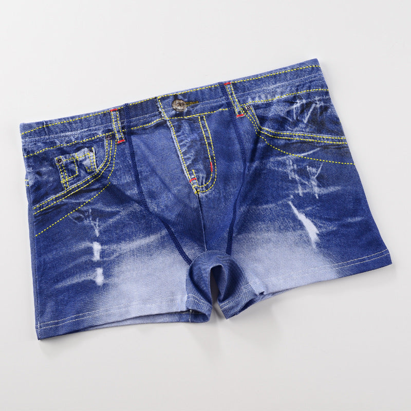 Denim Style Cotton Underwear For Men