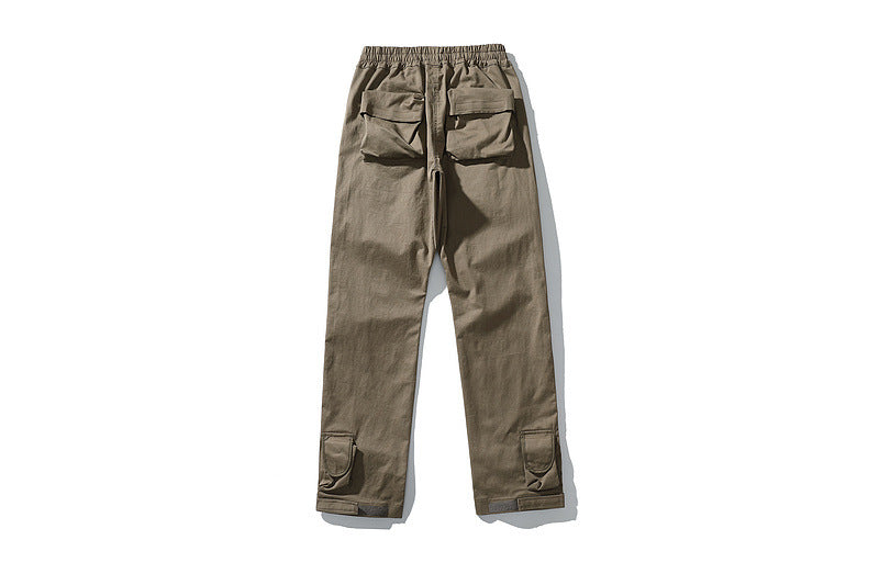 Drawstring Ankle Pockets Cargo Pant For Men