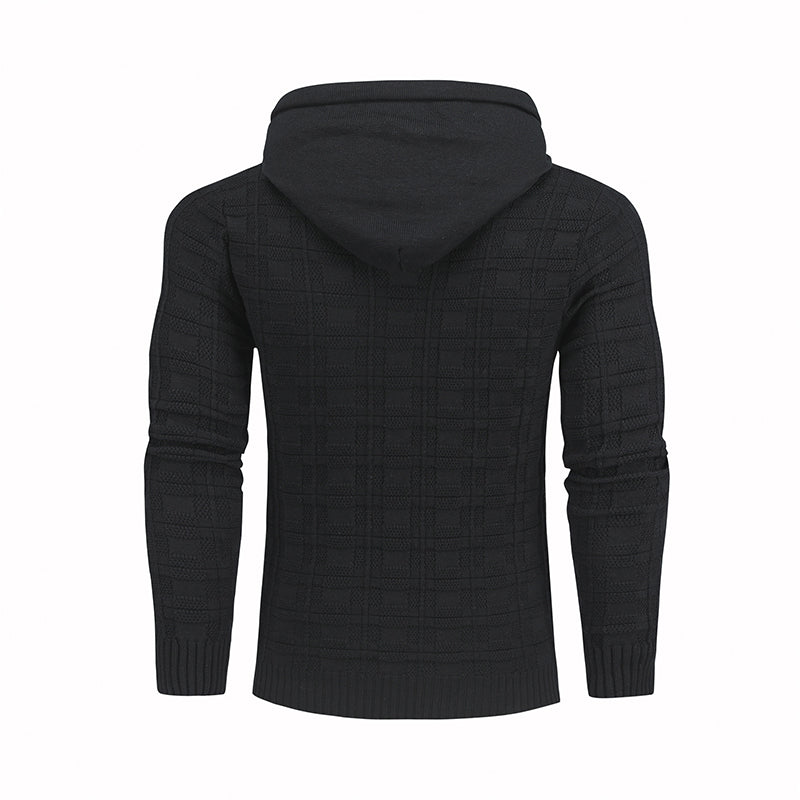 3D Elastic Knitting Hoodies For Men