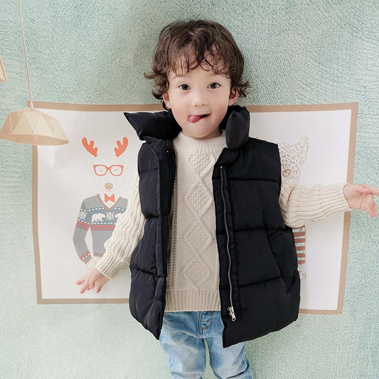Down Cotton Vest Autumn And Winter Waistcoat for boys