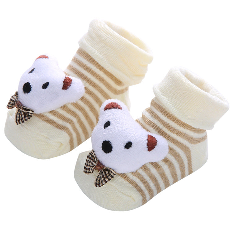 Cartoon Anti-Skid Three-Dimensional Socks for baby