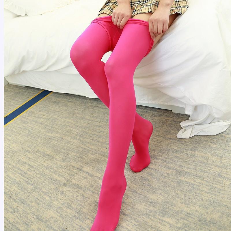 Non-transparent Leggings With Feet For Women