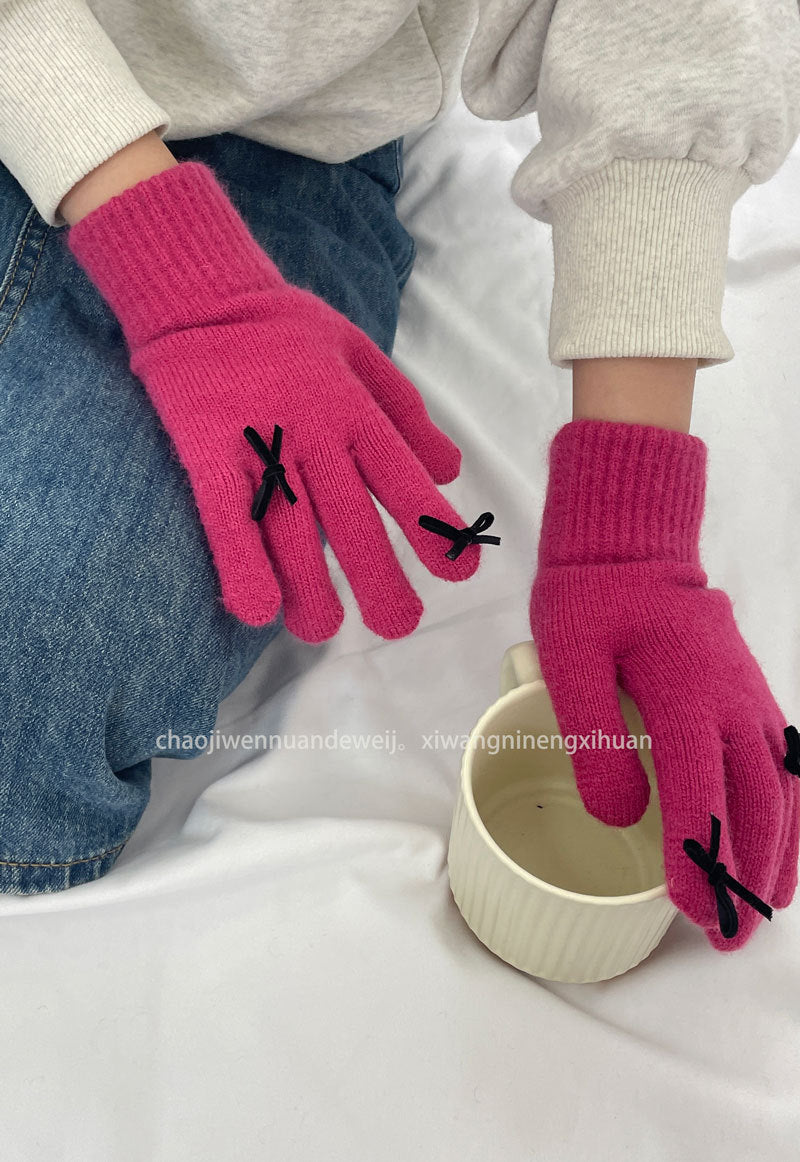 South Korea Facial Expression Bag Gloves For Women