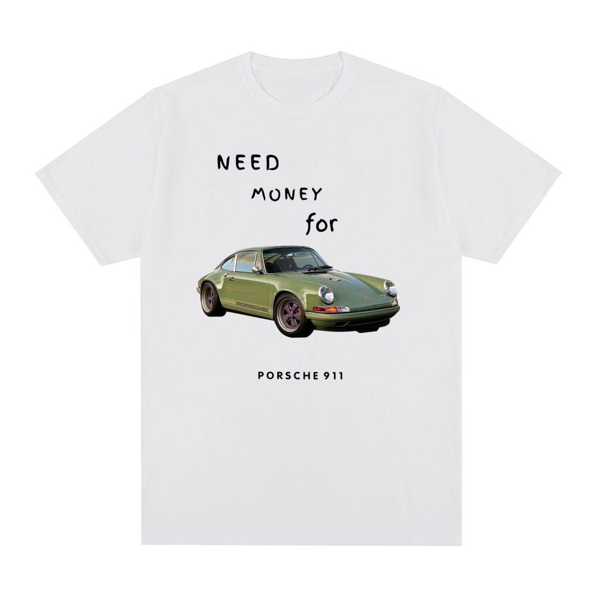 Need Money For Vintage Men Cotton T Shirt