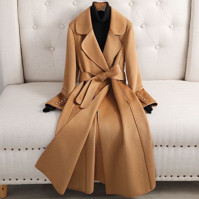 Fashionable High-end Woolen Coat  for girls