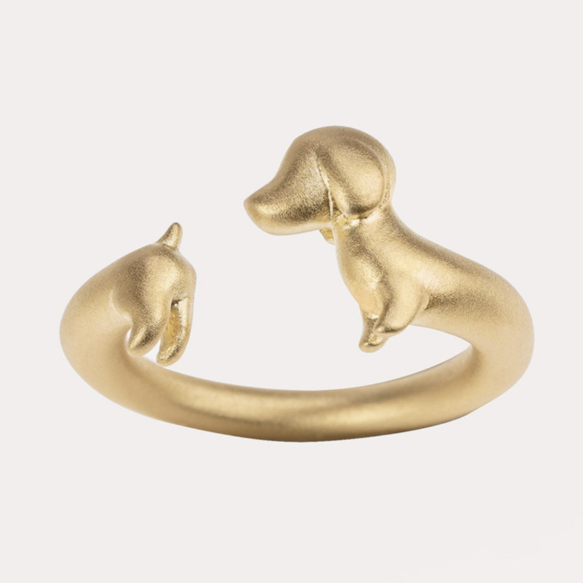 Special-interest Design High-grade Sausage Dog Ring For Women