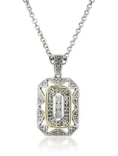 Fashion Simple Crystal Pendant Necklace