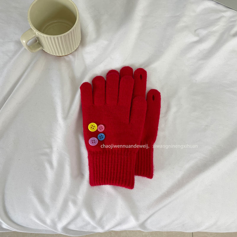 South Korea Facial Expression Bag Gloves For Women