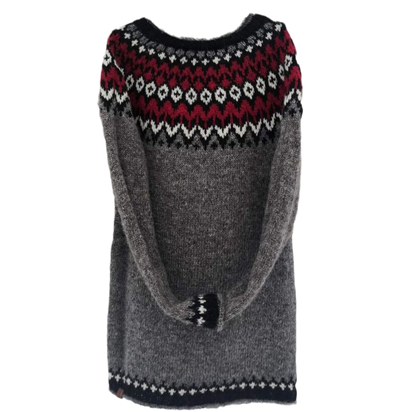 Winter Jacquard Knitted Dress For Women