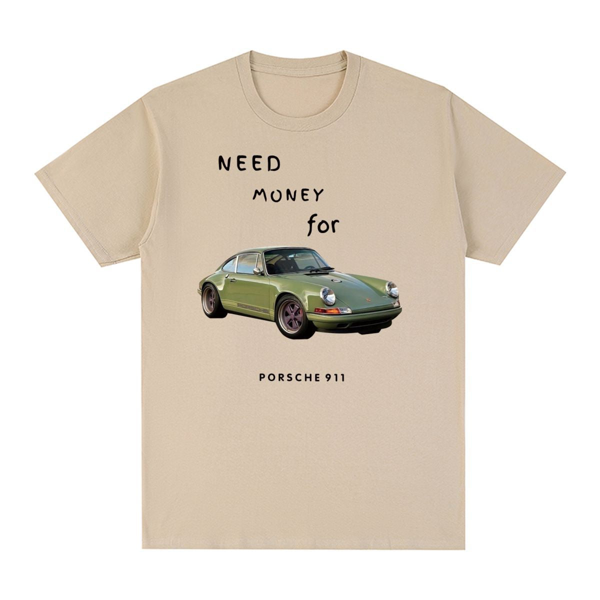 Need Money For Vintage Men Cotton T Shirt