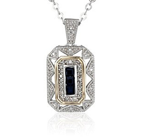 Fashion Simple Crystal Pendant Necklace