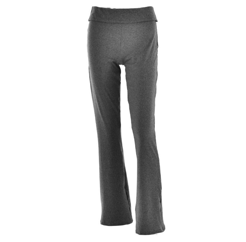 Slim-fit High Waist Black Trousers For Women