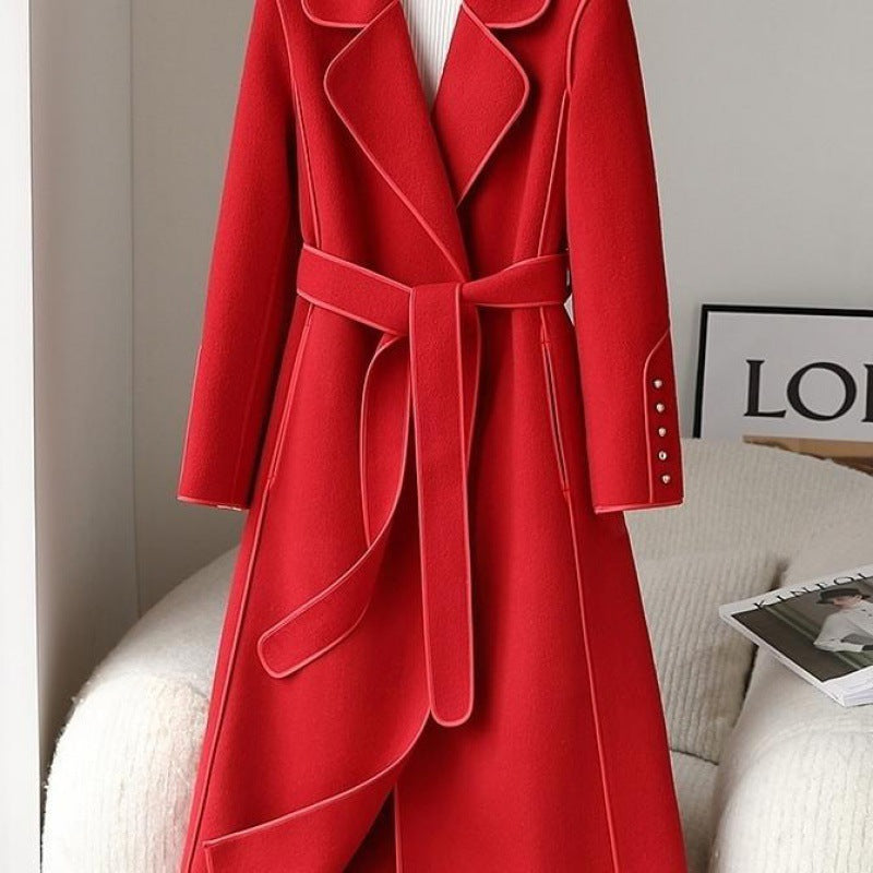 Fashionable High-end Woolen Coat  for girls