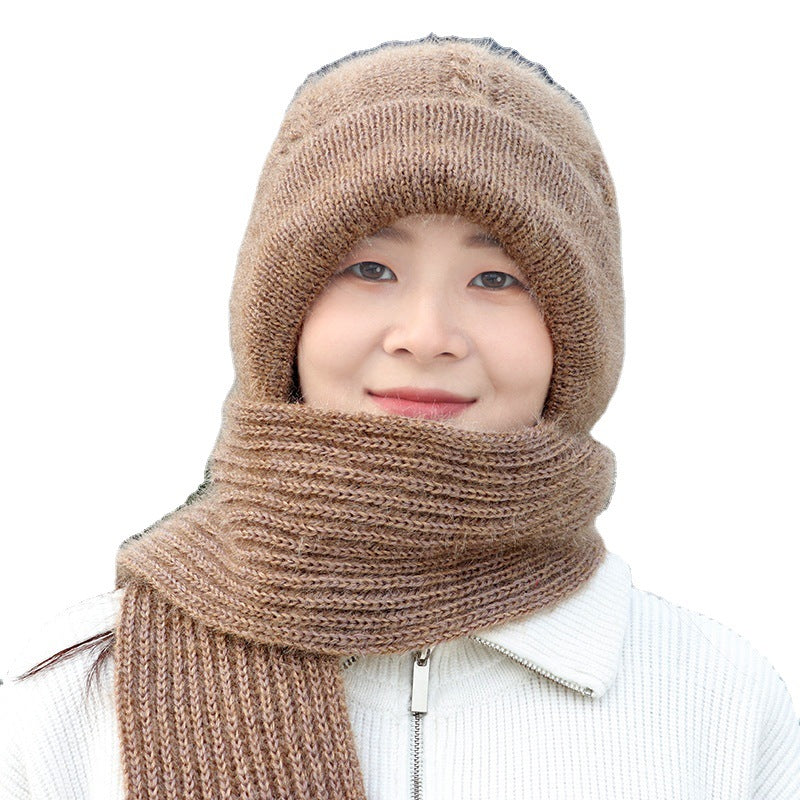 Fleece-lined Thickened  Winter hat for women