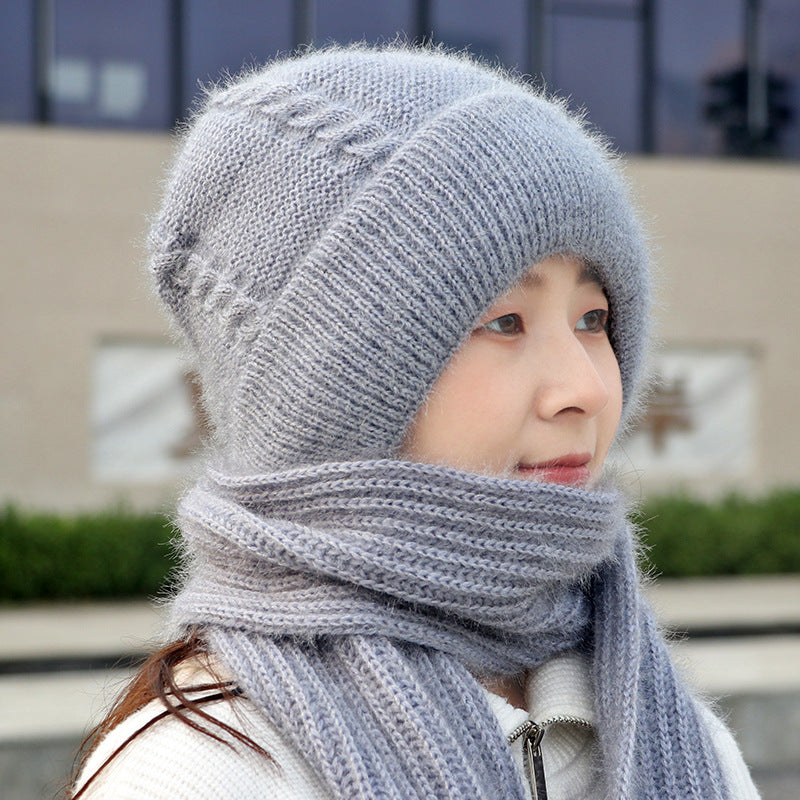 Fleece-lined Thickened  Winter hat for women