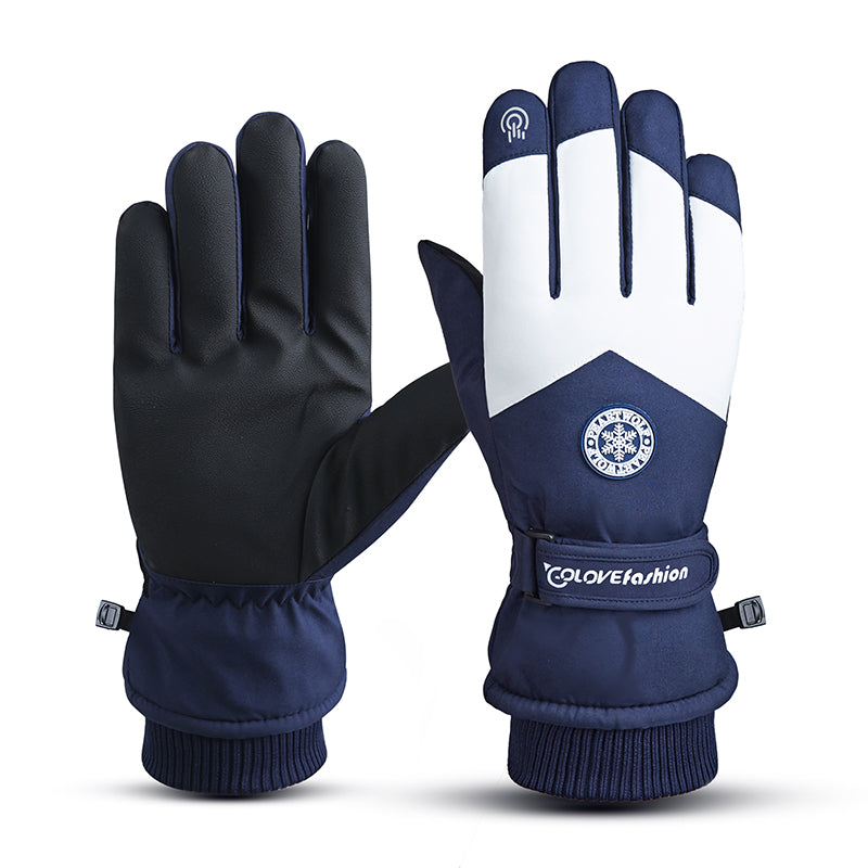 Skiing Leather  and  Warm gloves for women