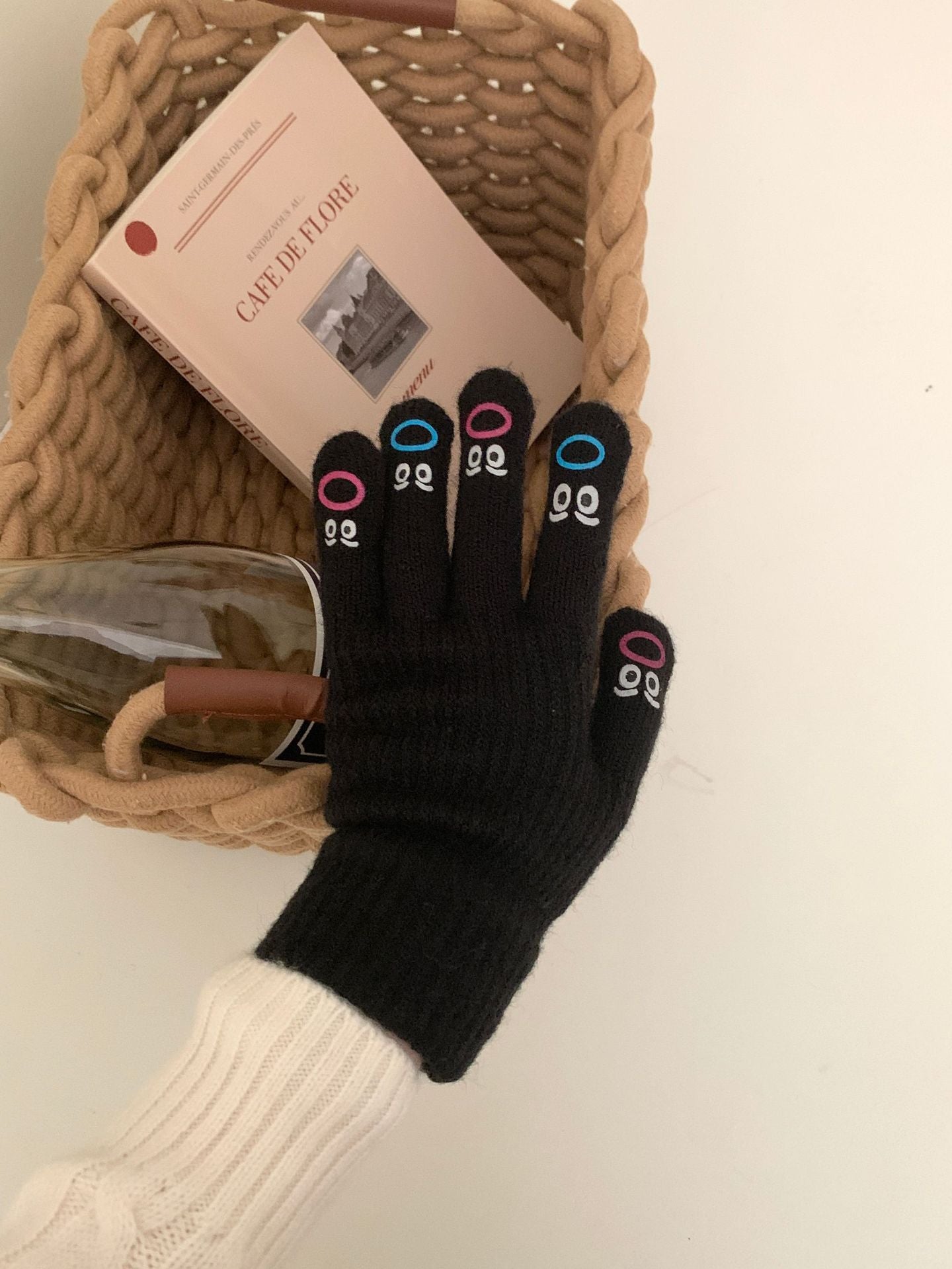 South Korea Facial Expression Bag Gloves For Women